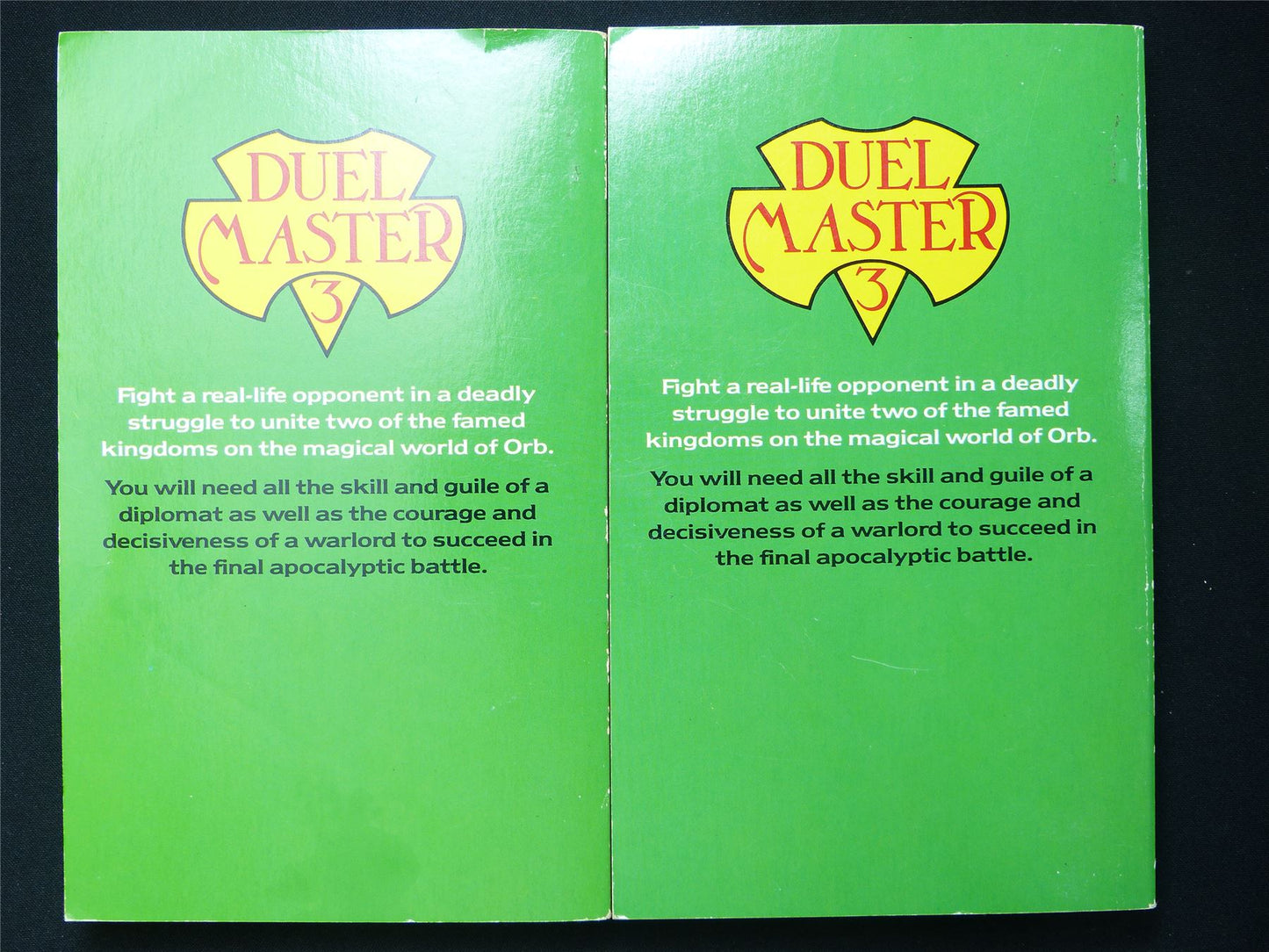 Duel Master vol 3: The Shattered Realm Two-Player - Adventure Novel Softback #ME