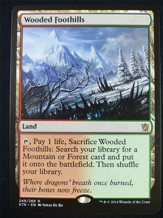 Wooded Foothills - KTK - Mtg Card #2UO