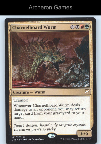 Charnelhoard Wurm 171 R MTG Card Commander 2018