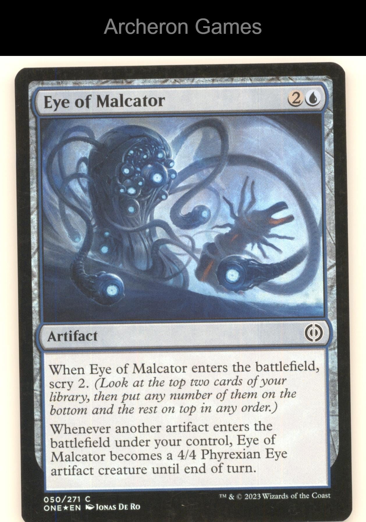 Eye of Malcator 50 C MTG Card Phyrexia: All Will Be One