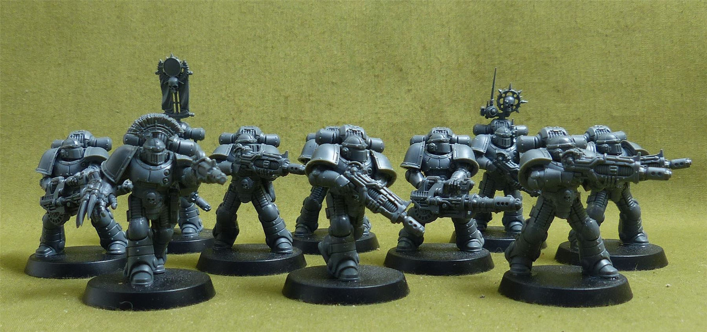 MKII Veteran Squad with Disintegrator Weapons - Adepta Astartes - Warhammer HH #2DU