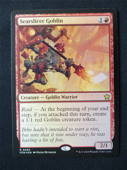 Searslicer Goblin Foil - FDN - Mtg Card #58O