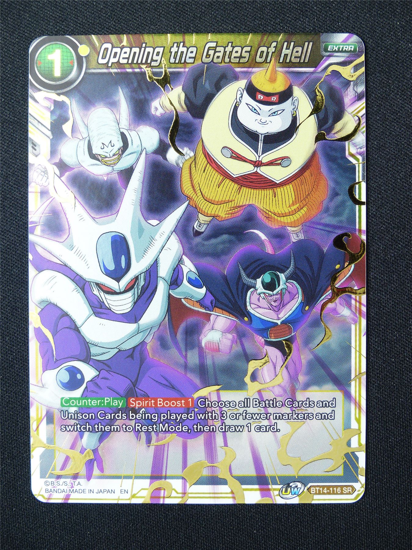 Opening the Gates of Hell BT14 SR - Dragon Ball Super Card #5QD