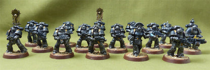 MKIII Tactical Squad set of 15 painted - Iron Hands - Warhammer Horus Heresy #9HA