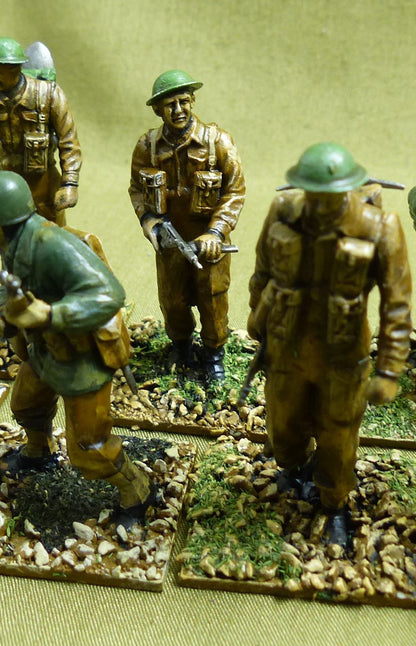 British Assault Troop painted 1/35 scale - WW2 Model #179