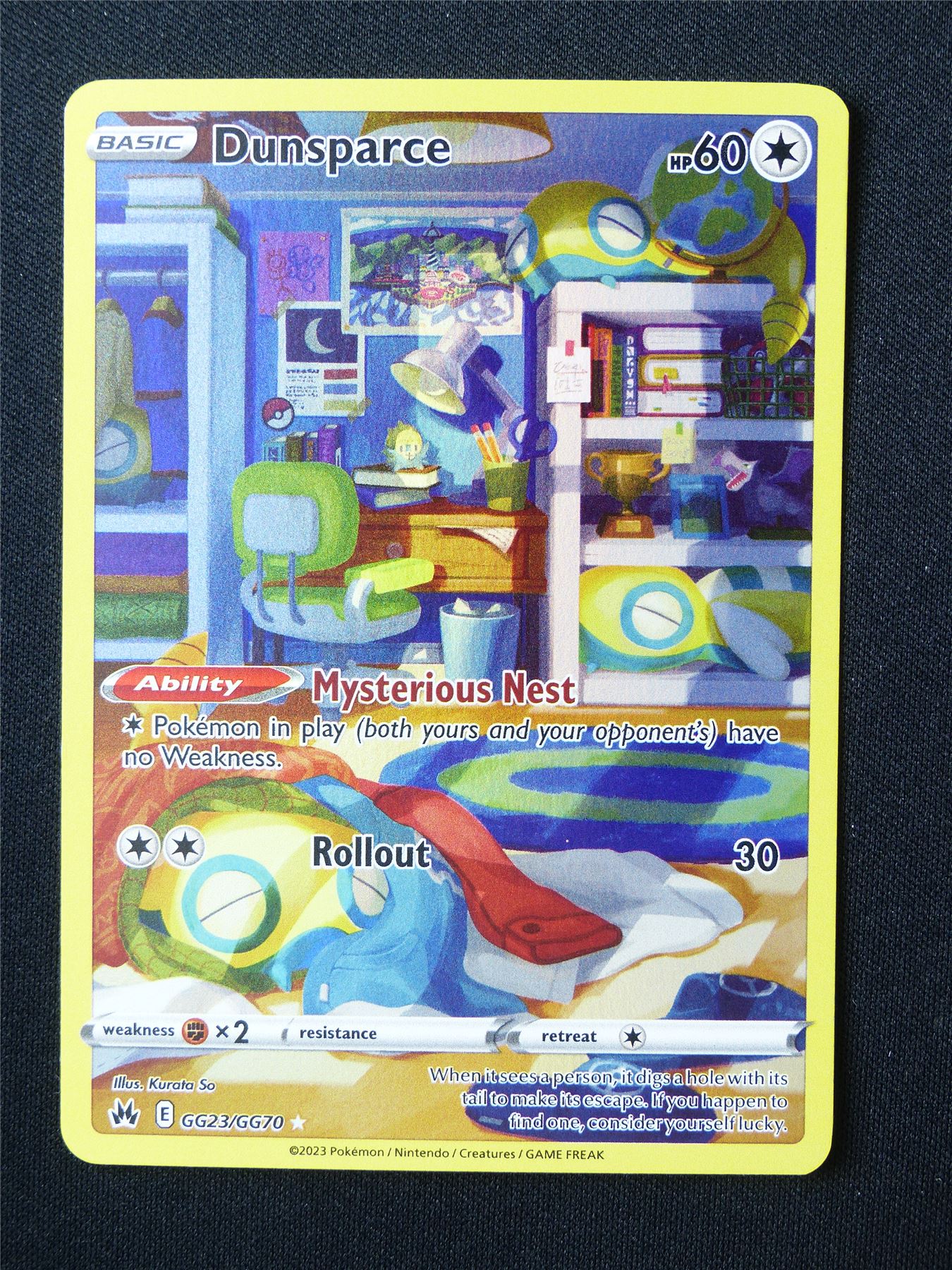 Dunsparce GG23/GG70 Holo - Pokemon Card #606