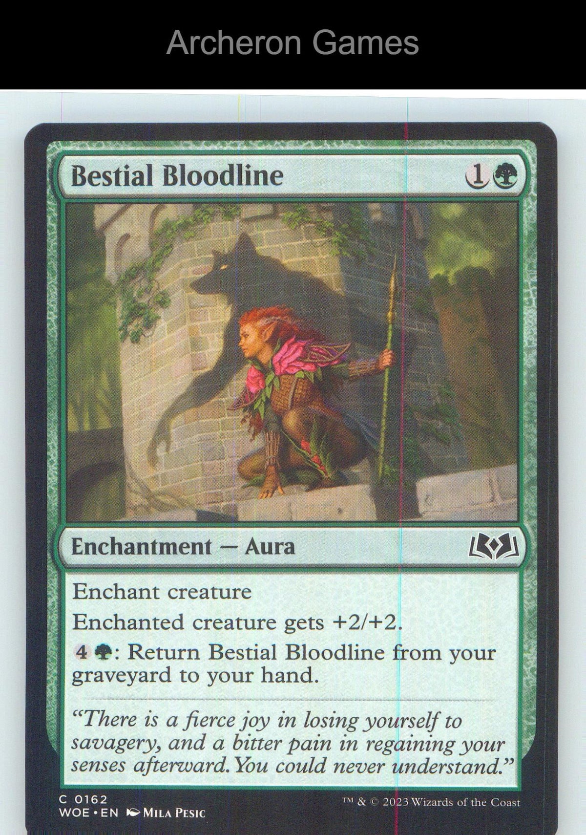 Bestial Bloodline WOE 162 C MTG Card NM/EX+