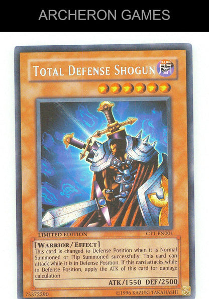 Total Defense Shogun SEC YUGIOH Card