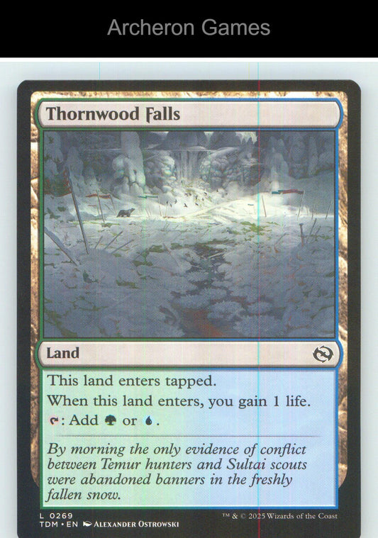 Thornwood Falls TDM 269 Land MTG Card NM/EX+