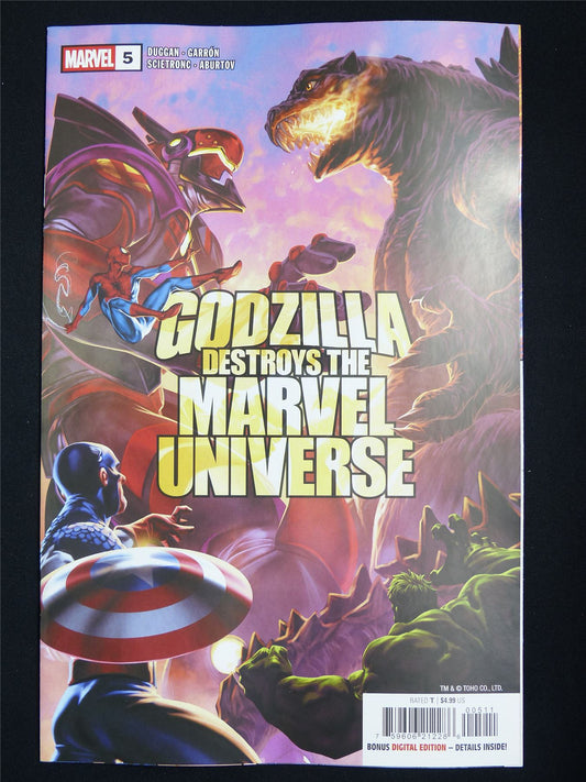 GODZILLA Destroys the Marvel Universe #5 - Jan 2026 Marvel Comic #6HN