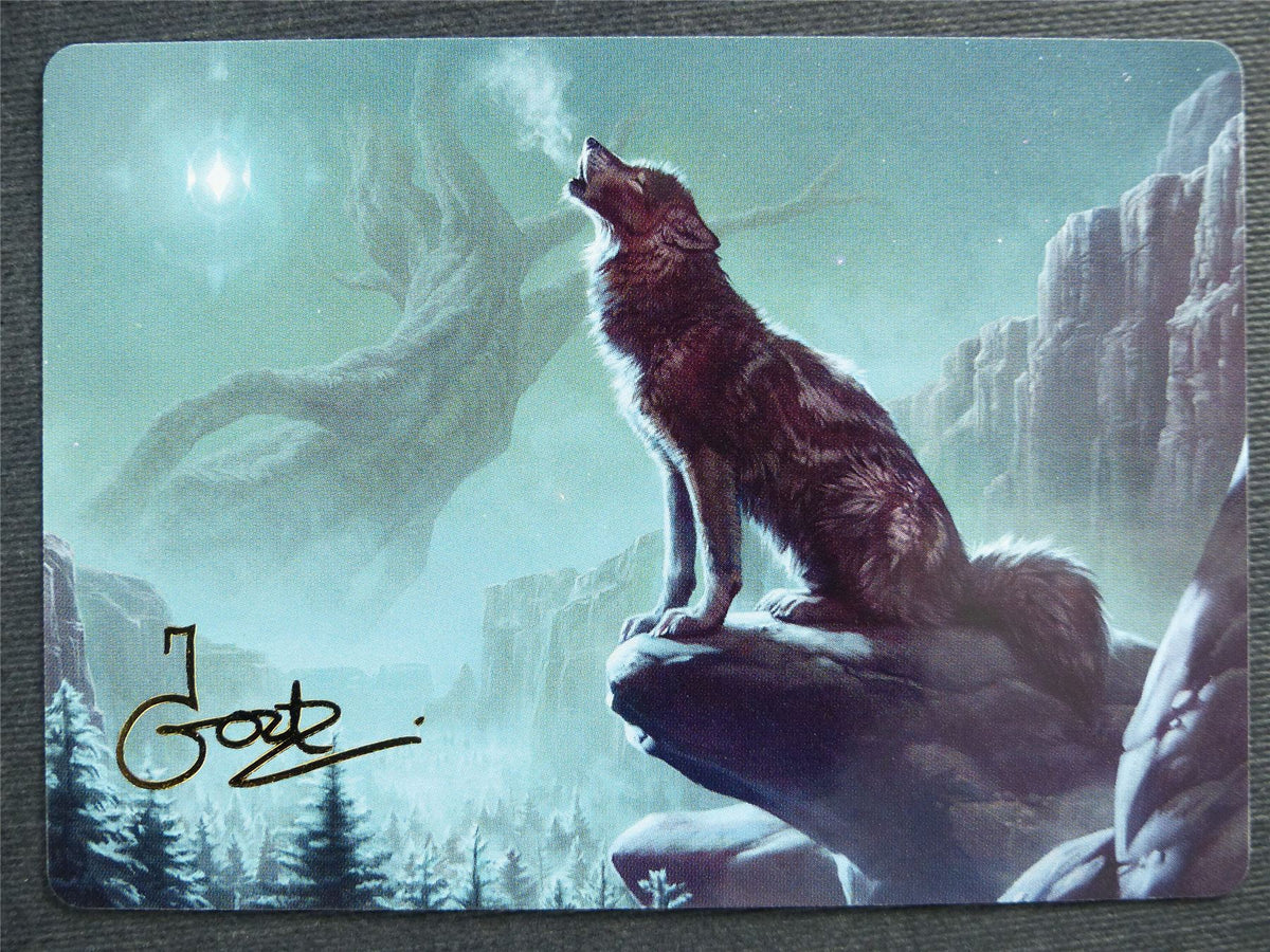 Sarulf's Packmate 51/81 Art Signature Stamped - Mtg Magic Cards #5W