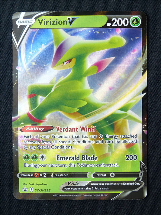 Virizion V SWSH295 Promo Holo - Pokemon Card #6LB