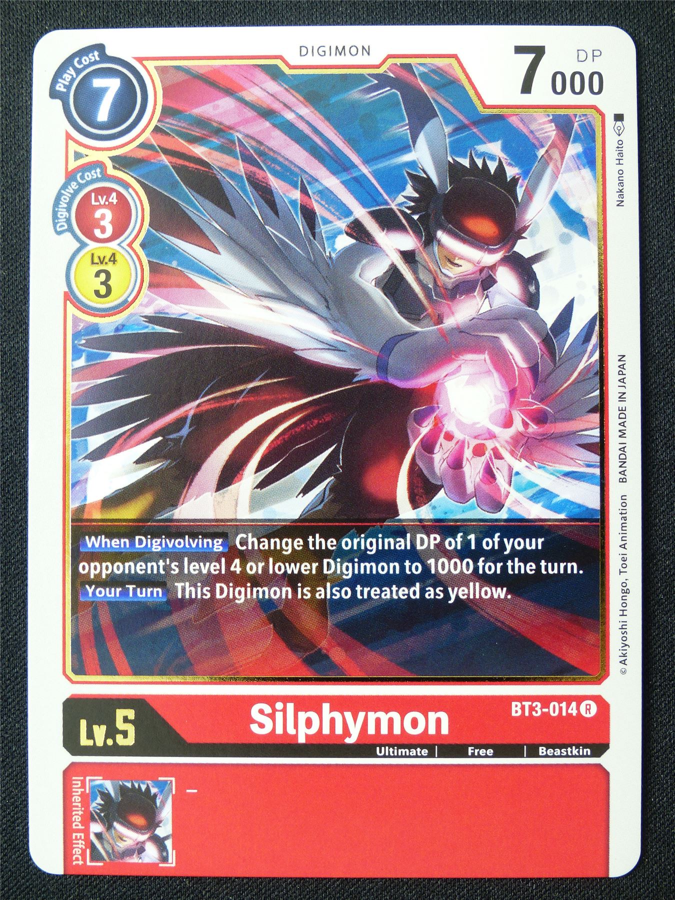 Silphymon BT3-014 R - Digimon Card #172