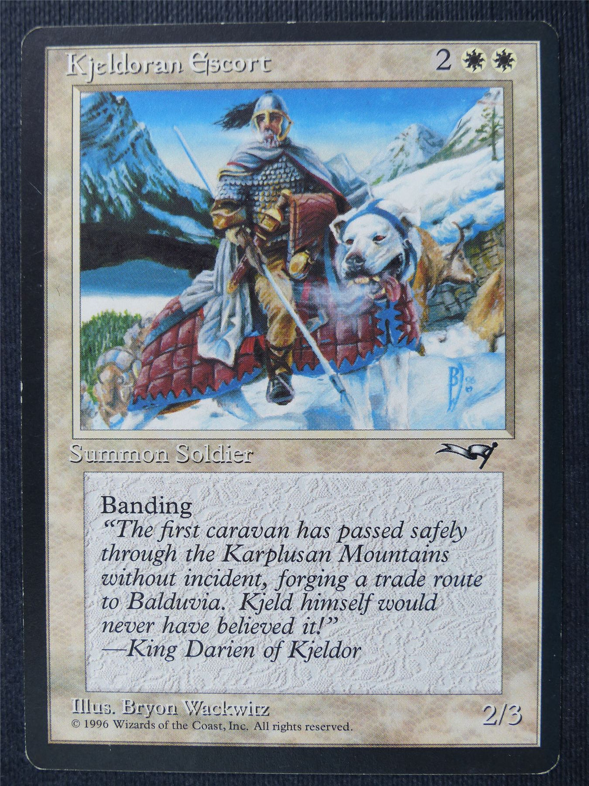 Kjeldoran Escort - Mtg Magic Cards #2OQ