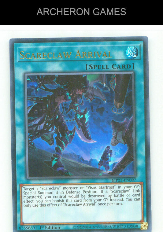 Scareclaw Arrival UR YUGIOH Card 1st Edition