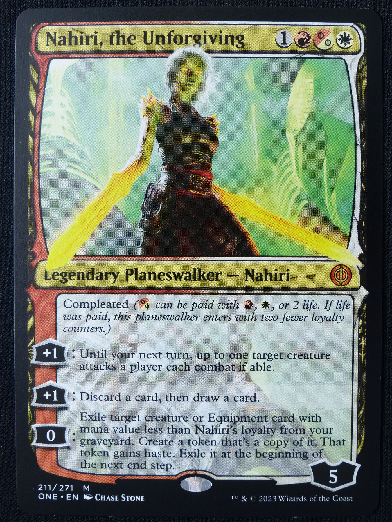Nahiri the Unforgiving - ONE - Mtg Card #1BX