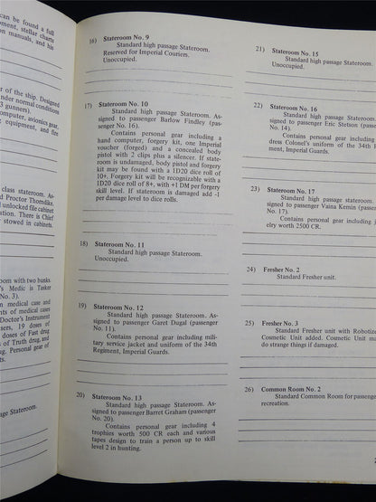 Traveller: Darthanon Queen Adventure - Judge Guild Roleplaying Booklet #2SH