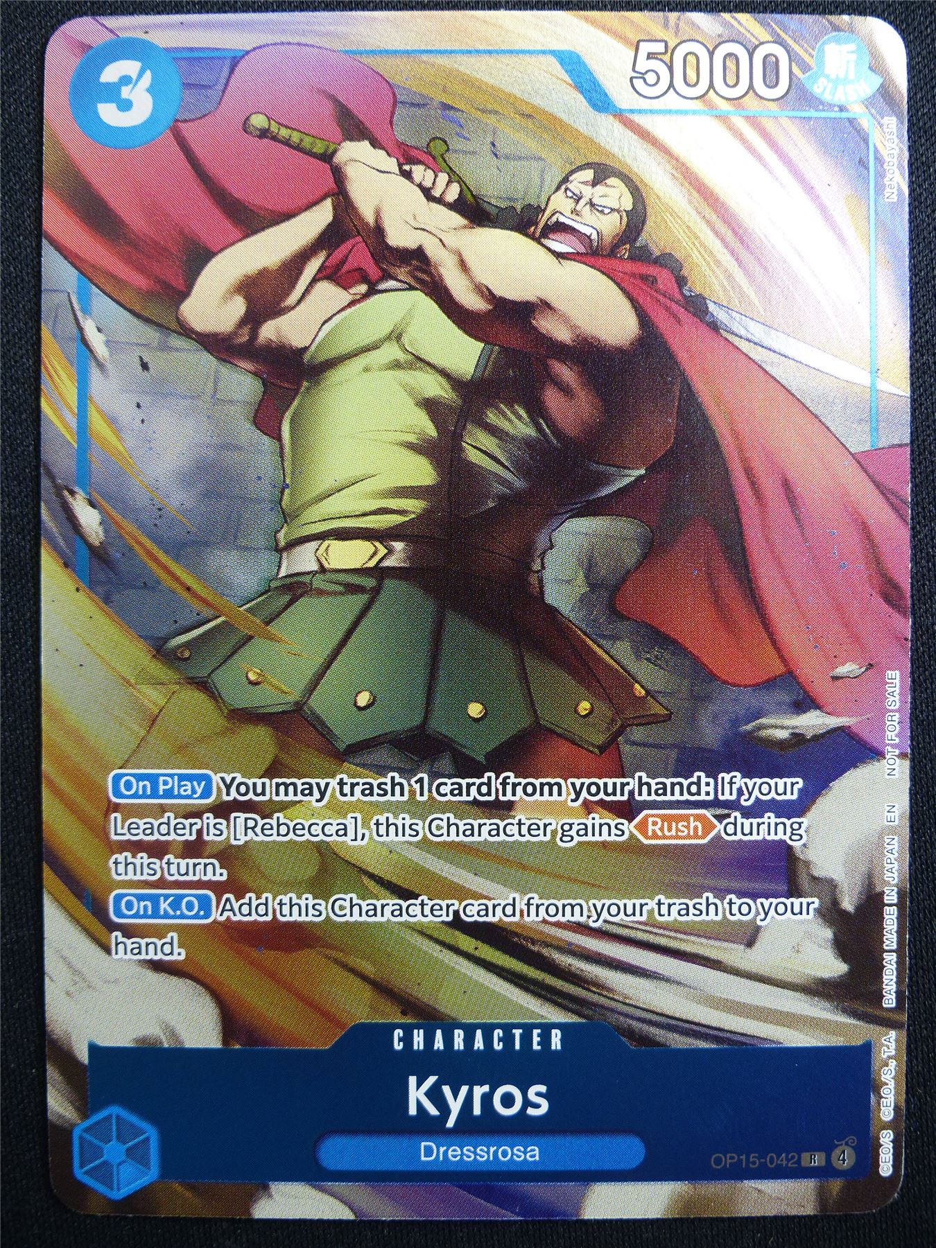 Kyros OP15-042 Foil - One Piece Card #4WI