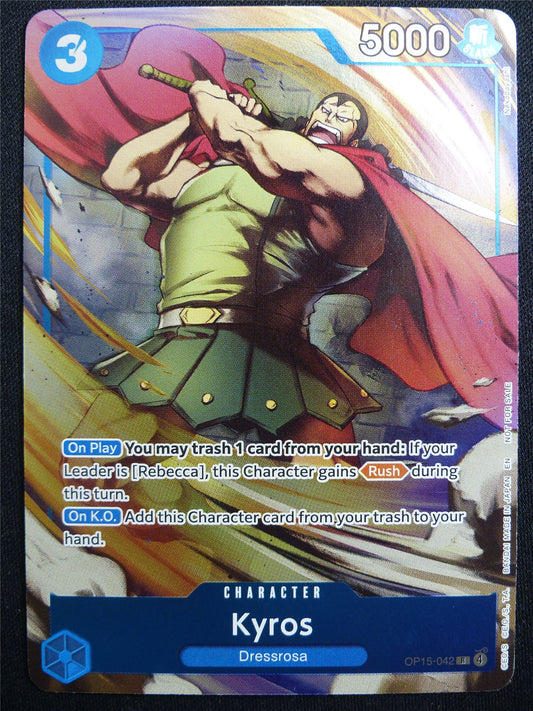 Kyros OP15-042 Foil - One Piece Card #4WI