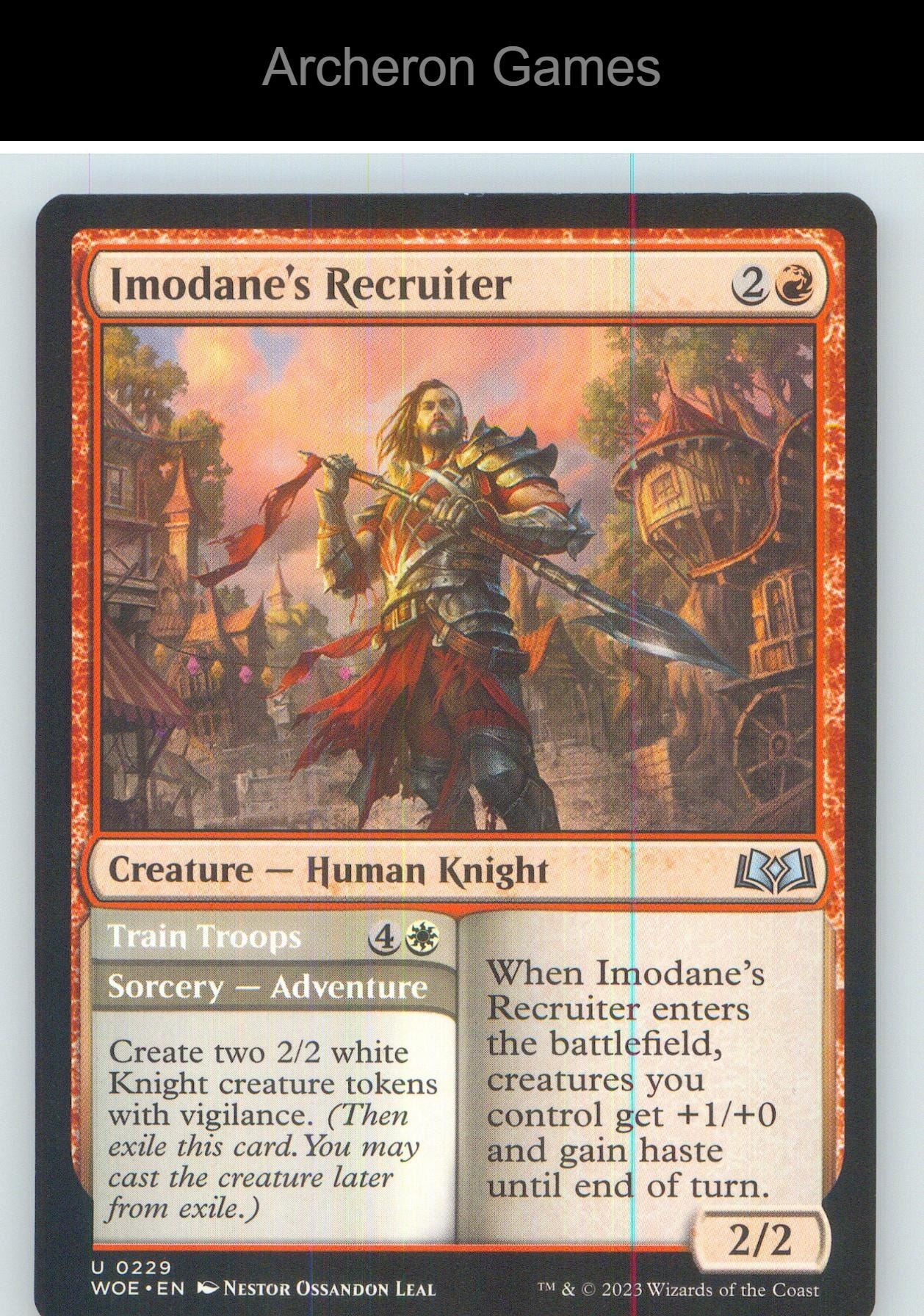 Imodane's Recruiter WOE 229 UC MTG Card NM/EX+