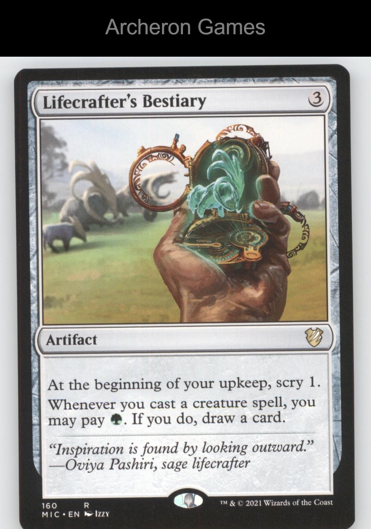 Lifecrafter's Bestiary 160 R MTG Card Commander: Innistrad: Midnight Hunt