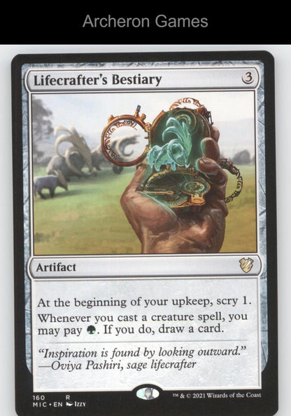Lifecrafter's Bestiary 160 R MTG Card Commander: Innistrad: Midnight Hunt