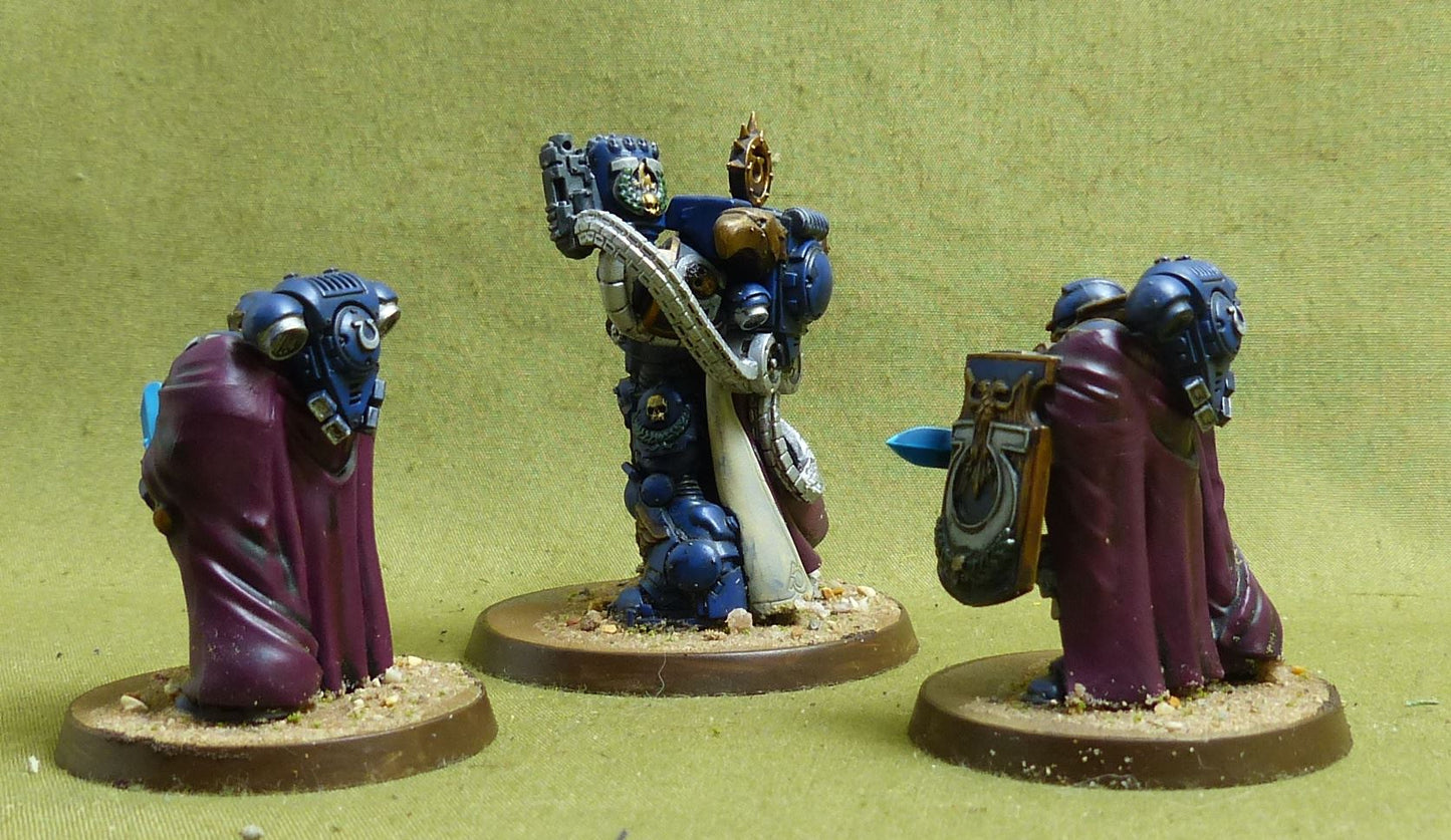 Marneus Calgar with Victrix Honour Guard painted OOP - Ultramarines - Warhammer 40K #2O2