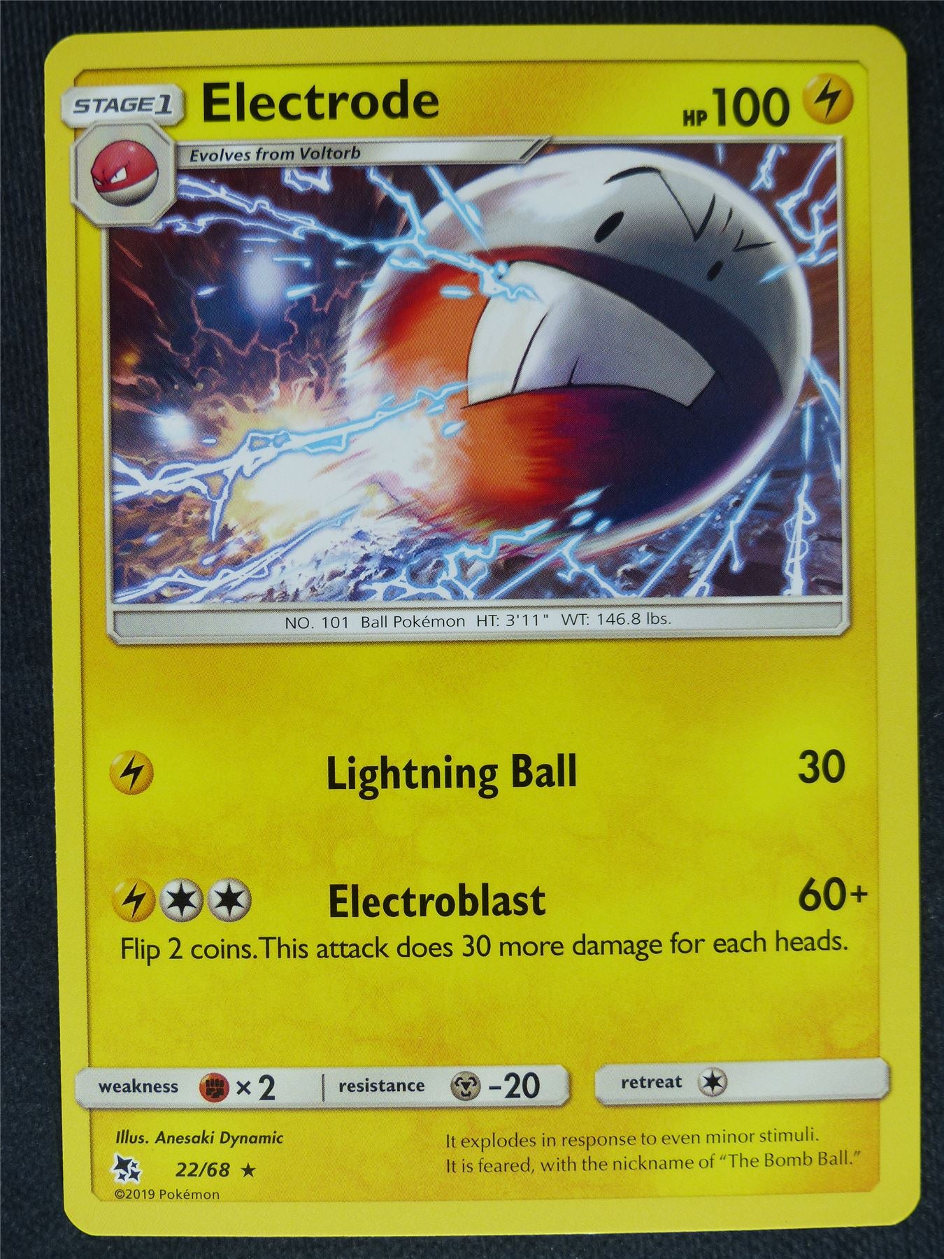 Electrode 22/68 Mint - Pokemon Cards #DG