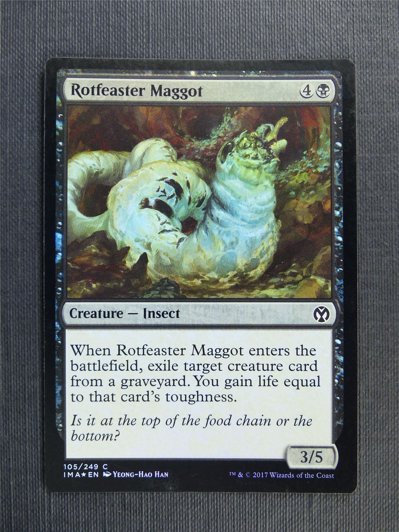 Rotfeaster Maggot Foil - Mtg Magic Cards #3CB