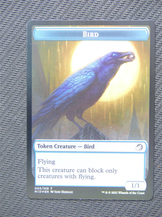 Bird and Clue Foil Token - Innistrad - Mtg Card #3HH