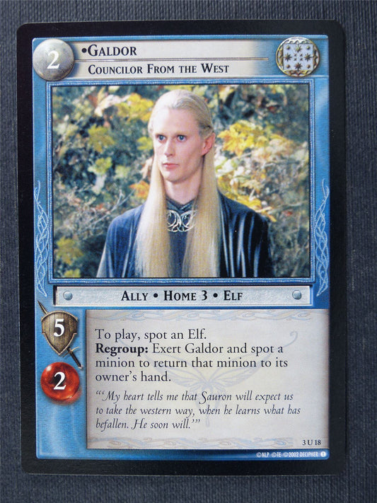 Galdor 3 U 18 - LotR Cards #2YX