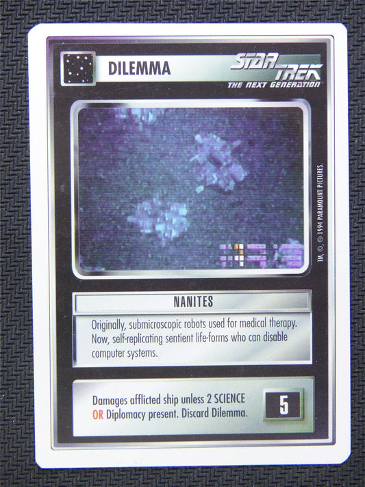 Dilemma Nanites - Star Trek CCG Next Gen #4X8