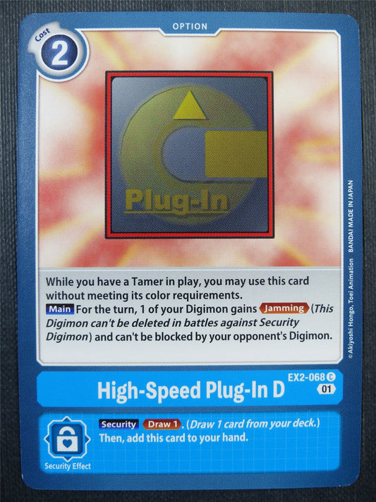 High-Speed Plug-In D EX2 - Digital Hazard - Digimon Card #4KB