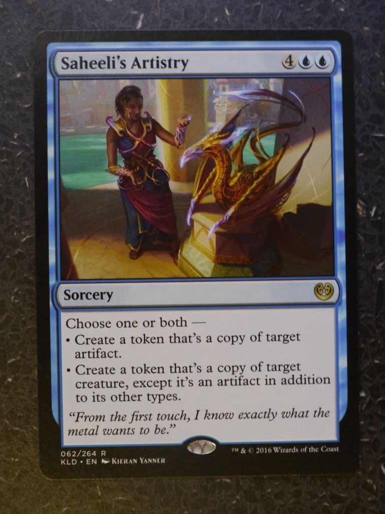 MTG Magic Card: SAHEELI'S ARTISTRY # 6D1