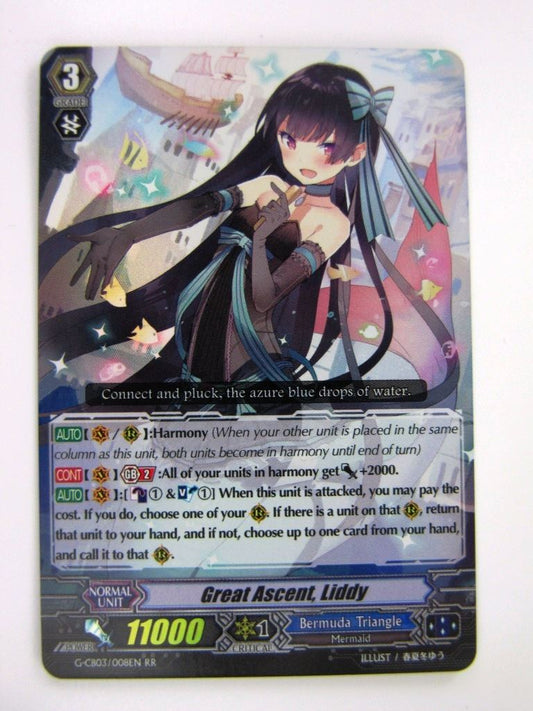 Vanguard Cards: GREAT ASCENT, LIDDY G-CB03 RR # 15B75