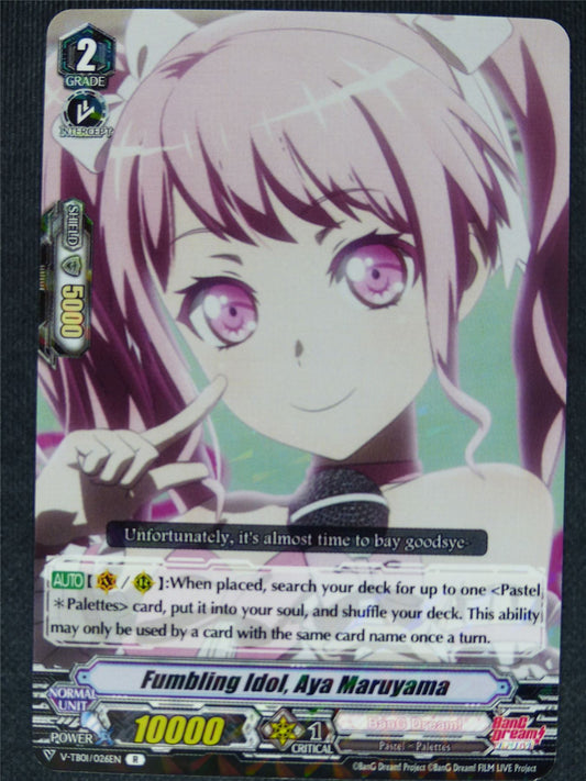 Fumbling Idol Aya Maruyama V-TB01 R - Vanguard Cards #FA