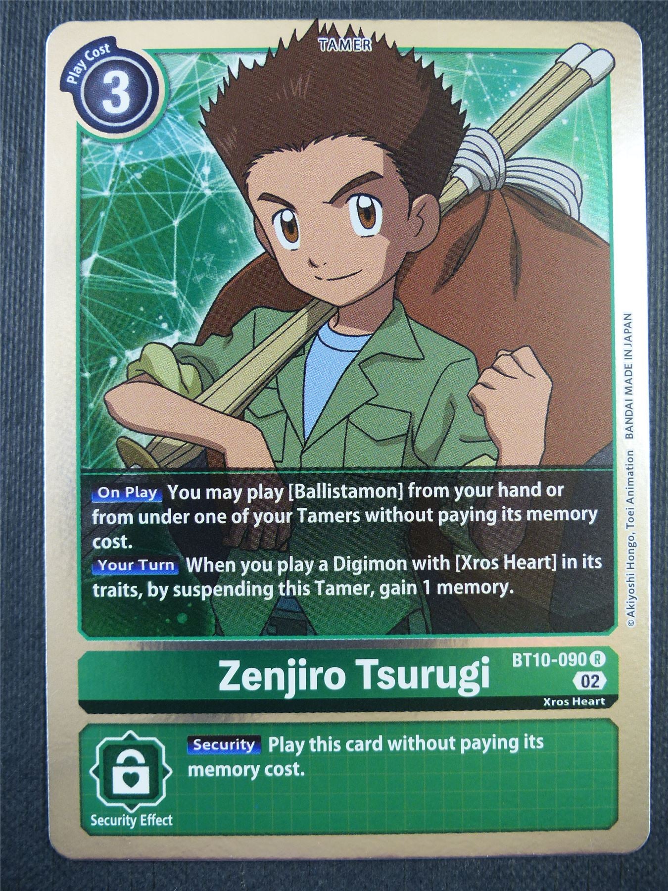 Zenjiro Tsurugi BT10-090 R - Xros Encounter - Digimon Card #979