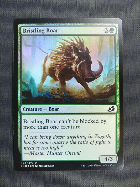 Bristling Boar Foil - IKO - Mtg Card