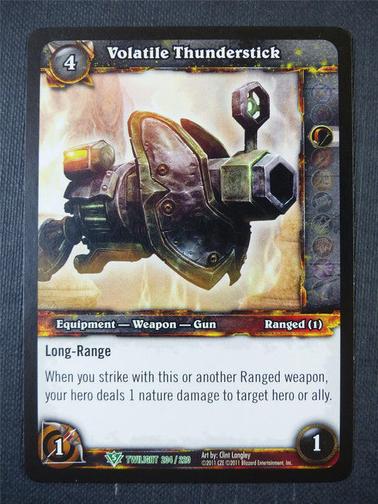 Volatile Thunderstick 204/220 - WoW Card #15P