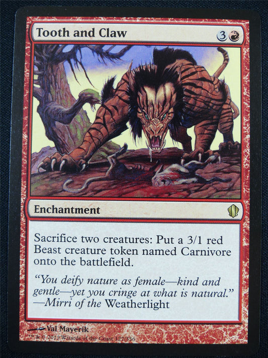 Tooth and Claw - C13 - Mtg Card #PH
