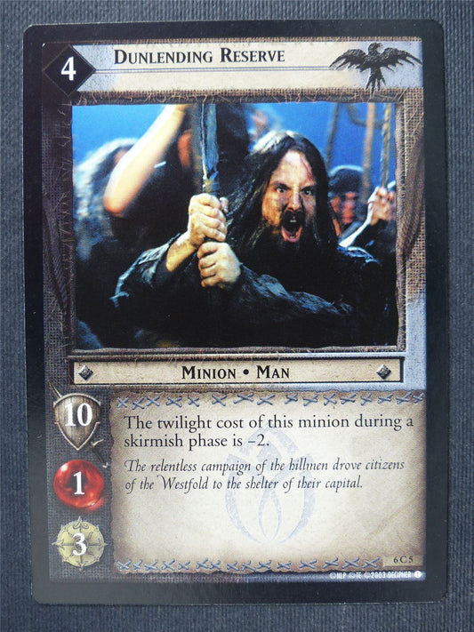 Dunlending Reserve 6 C 5 - LotR Cards #3MF