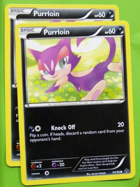 POKEMON B&W Emerging Powers x2 - PURRLOIN 64/98