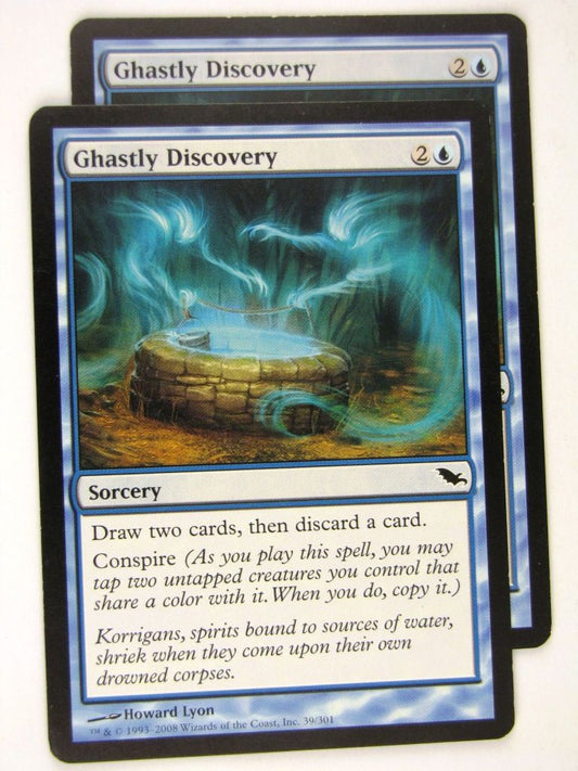 MTG Magic: the Gathering Cards: GHASTLY DISCOVERY x2: SHM
