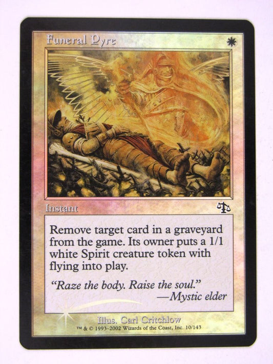 Mtg FOIL - FUNERAL PYRE - played