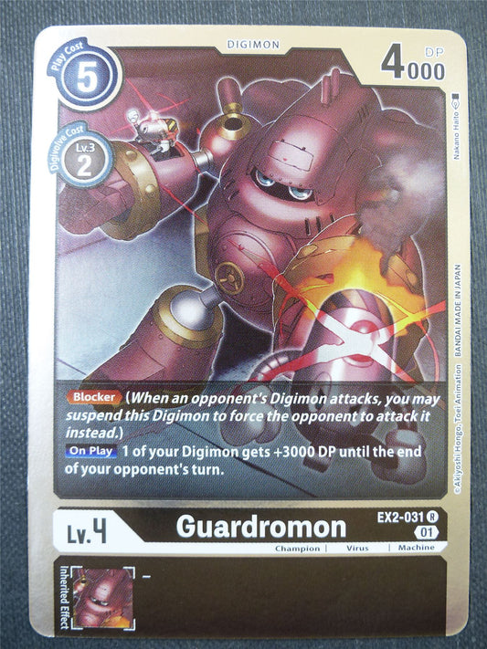 Guardromon EX2 R - Digital Hazard - Digimon Card #4JG