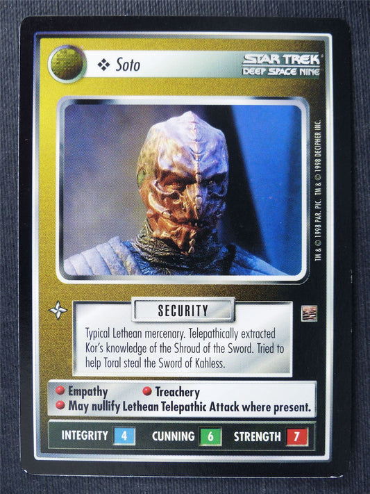 Soto - DS9 - Star Trek Cards #15B