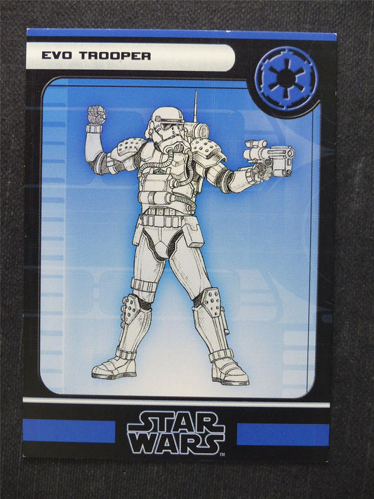 Evo Trooper 34/60 - Star Wars Miniatures Spare Cards #9L