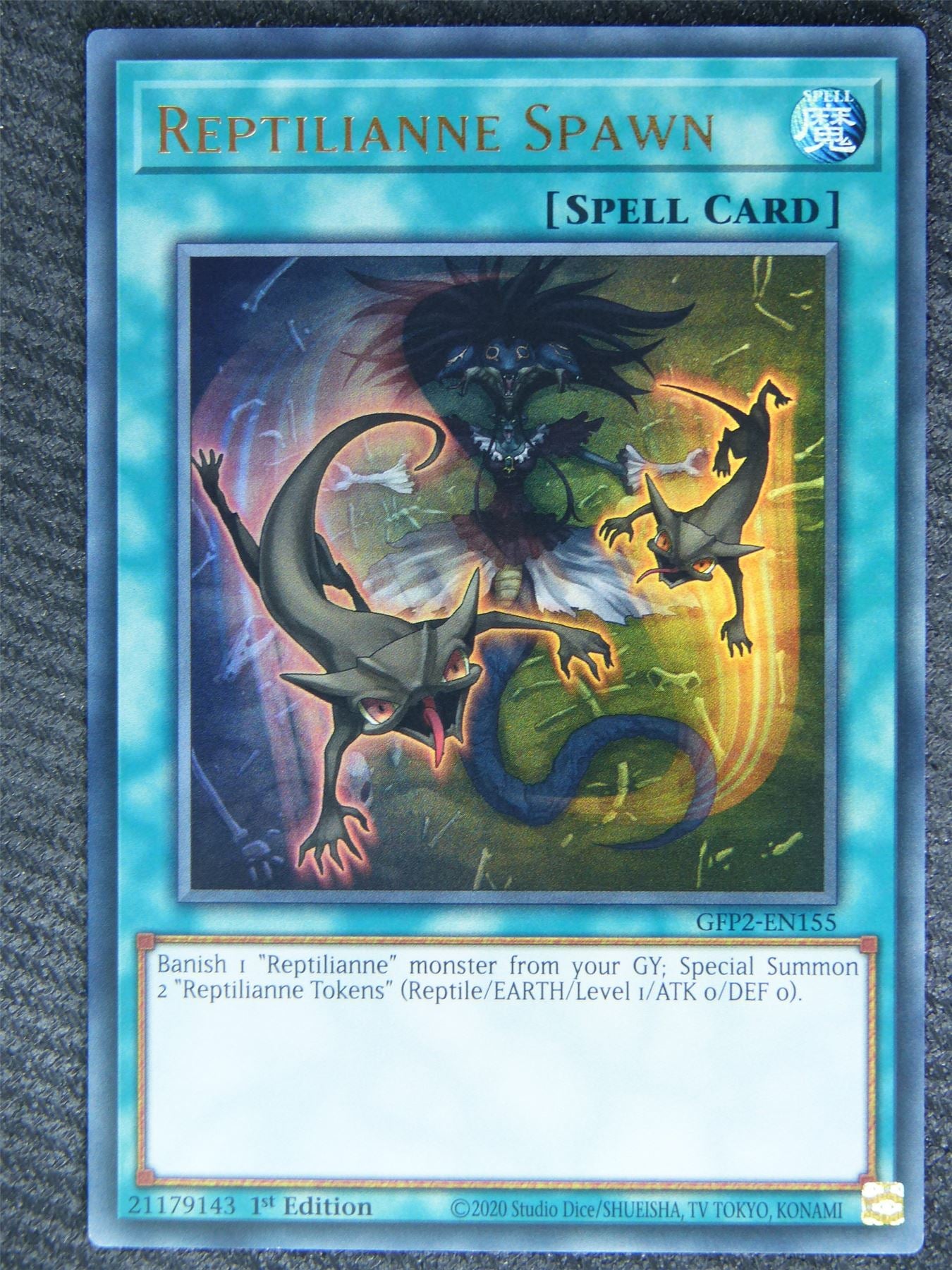 Reptilianne Spawn GFP2 Ultra Rare - 1st ed - Yugioh Card #81T