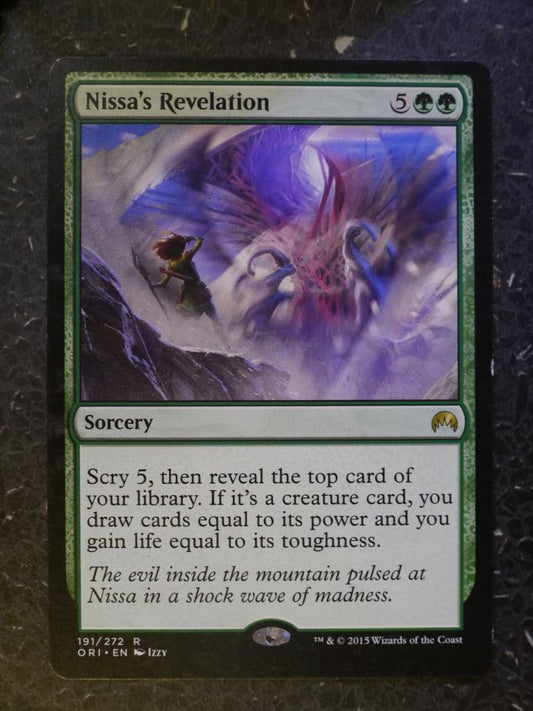 MTG Magic Cards: NISSA'S REVELATION RARE # 6I28