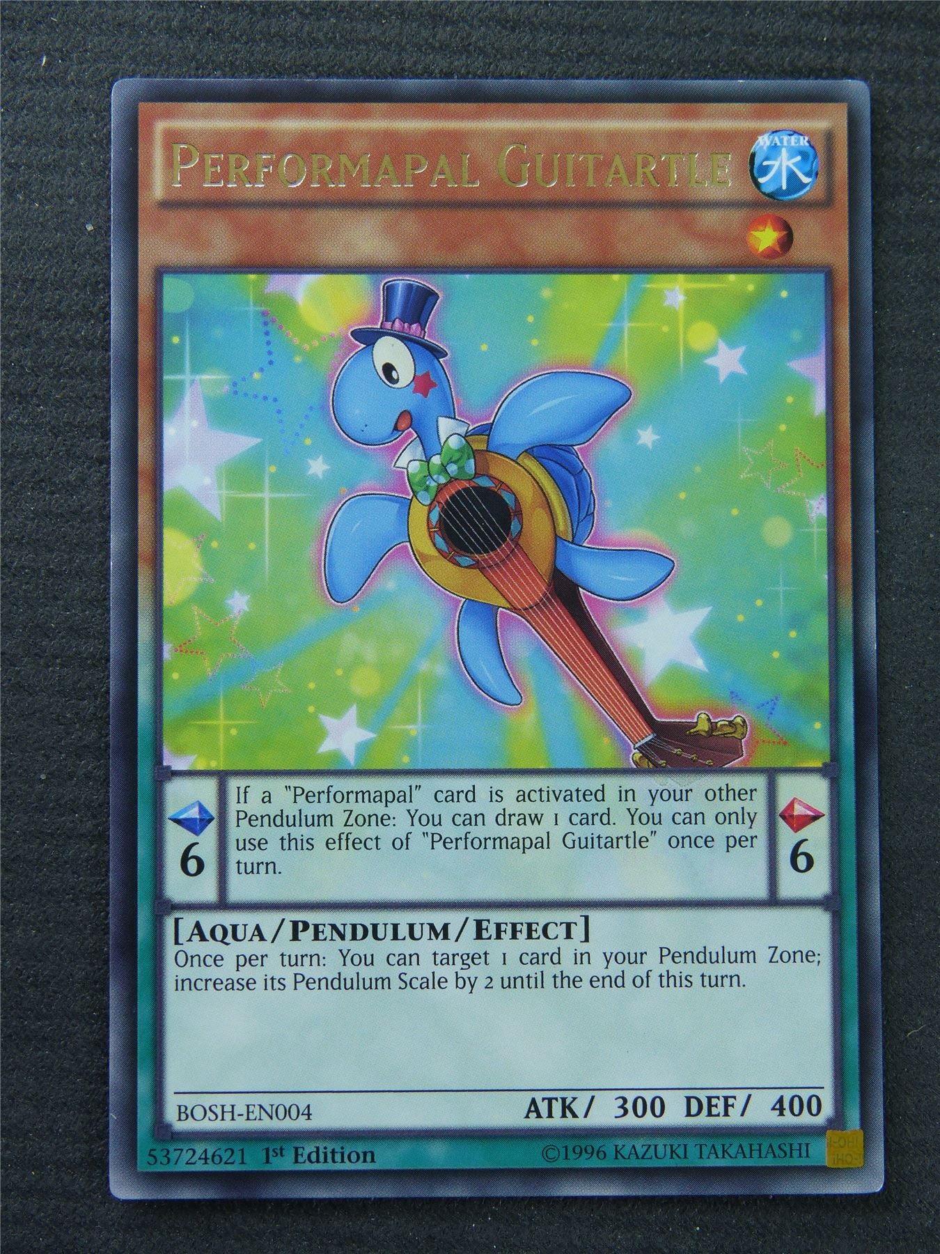 Performapal Guitartle BOSH Rare - 1st Edition - Yugioh Card #1QN